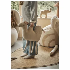 Pouf Birdy | Blanc cassé