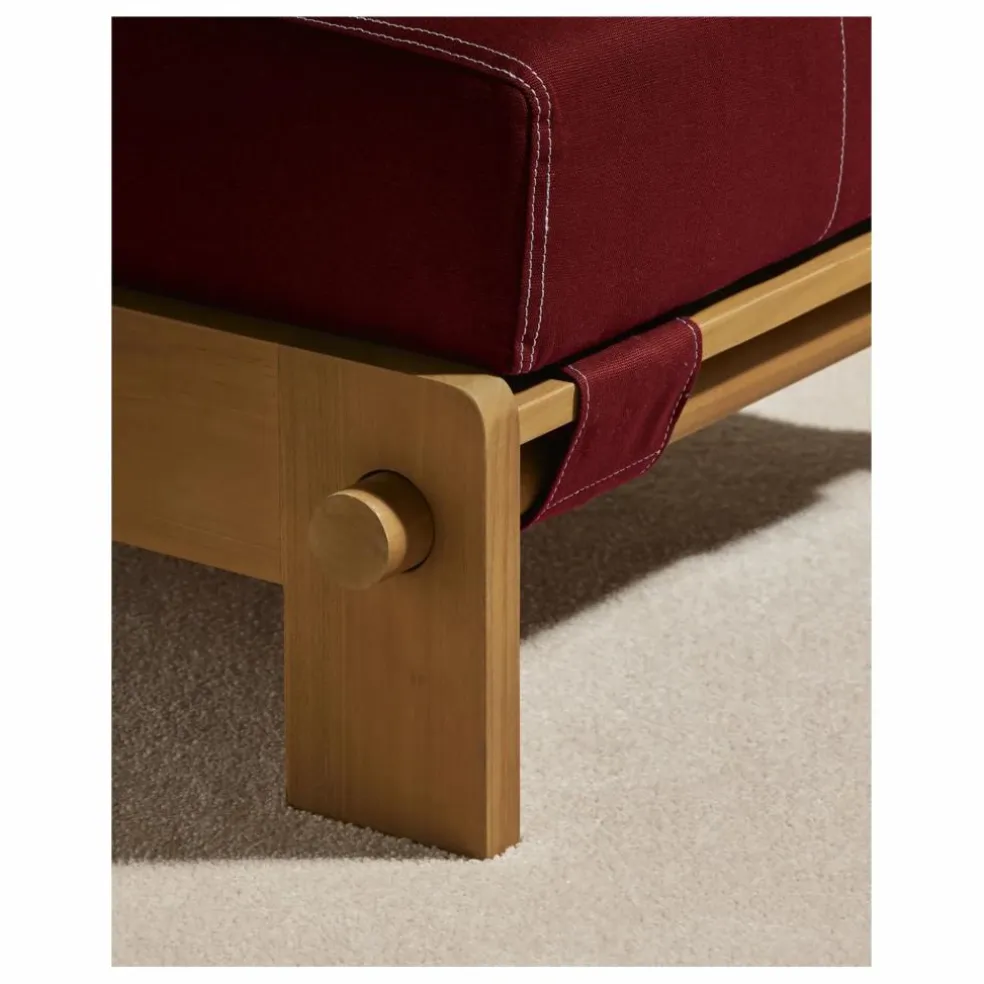 Pouf d'extérieur Graney | Carmin