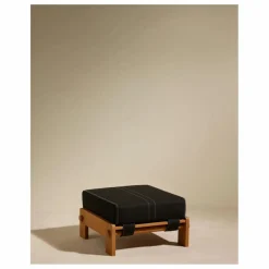 Pouf d'extérieur Graney | Noir