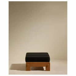 Pouf d'extérieur Graney | Noir