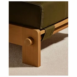 Pouf d'extérieur Graney | Vert kaki