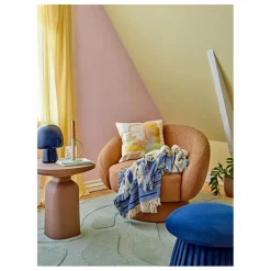 Pouf en polyester recyclé Roberta | Bleu