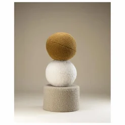 Pouf en teddy | Beige