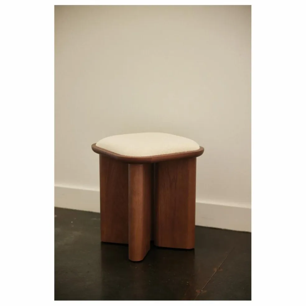 Pouf lazare | Noyer