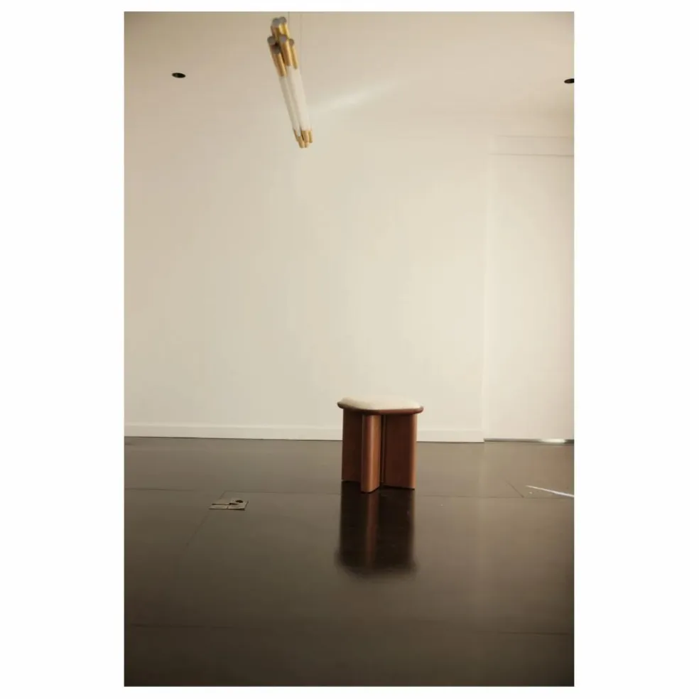 Pouf lazare | Noyer