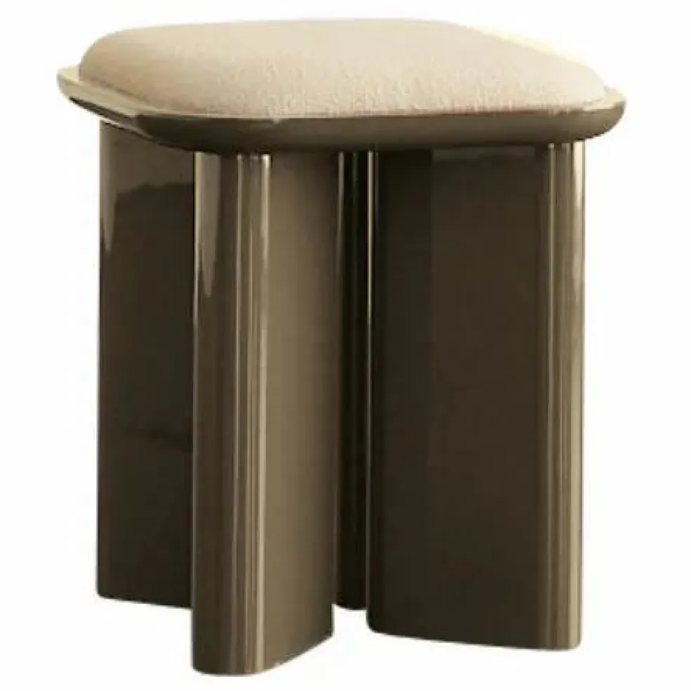 Pouf lazare | Vert kaki