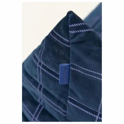 Pouf long Oasis en eco-velours | Bleu marine