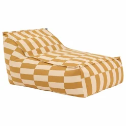 Pouf long Vibes Tiles | Jaune