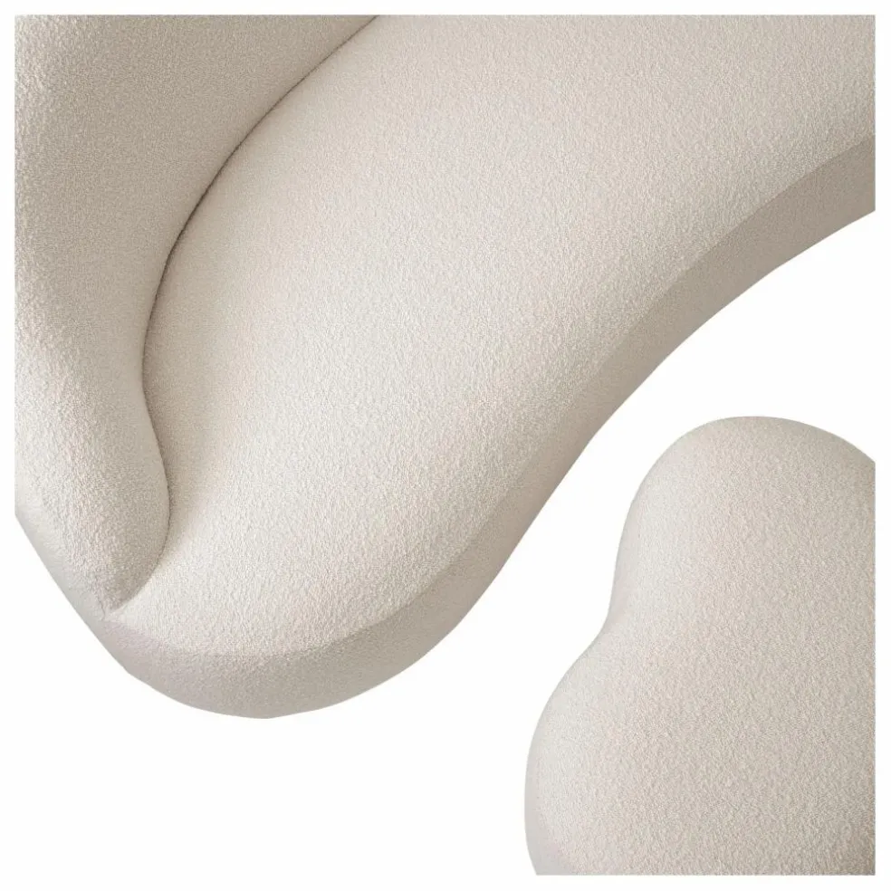 Pouf Margas LC5, Louise Liljencrantz | Crème