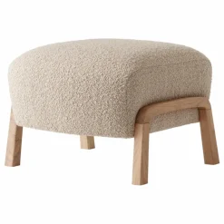 Pouf ottoman Wulff ATD3, piètement en chêne | Chêne