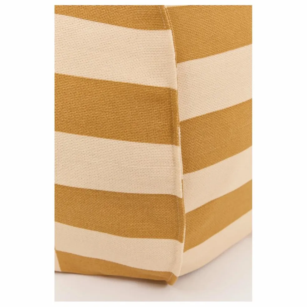 Pouf rond Vibes Tiles | Jaune