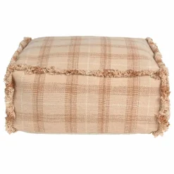Pouf Tartan | Vieux Rose