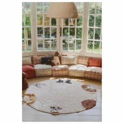 Pouf Tartan | Vieux Rose