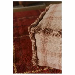 Pouf Tartan | Vieux Rose