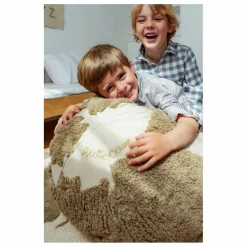 Pouf World map | Vert kaki