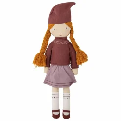 Poupée Elfe fille en coton et lin