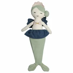 Poupée en coton bio Sirène