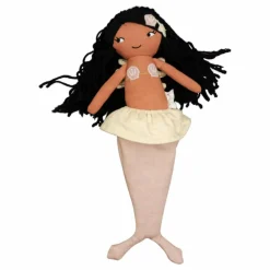 Poupée Sirène Corali en coton bio | Corail