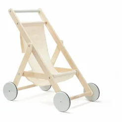 Poussette à jouer en bois | Blanc cassé