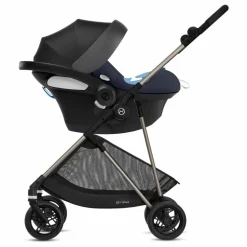 Poussette complète évolutive compacte Melio | Gris clair