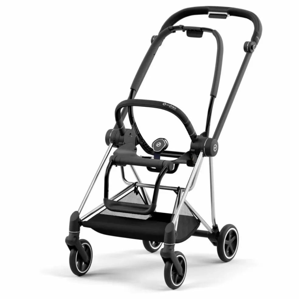 Poussette 2eme âge Mios 2022 châssis chrome | Noir