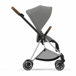 Poussette 2eme âge Mios châssis chrome | Gris