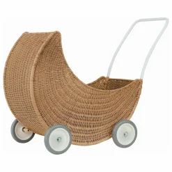 Poussette pour poupée en rotin Lune