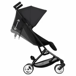 Poussette ultra compacte 2eme âge Libelle | Noir
