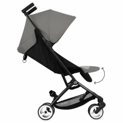 Poussette ultra compacte 2eme âge Libelle | Gris clair