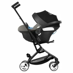 Poussette ultra compacte 2eme âge Libelle | Gris clair