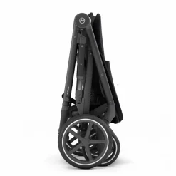 Poussette évolutive Gazelle S châssis noir | Noir