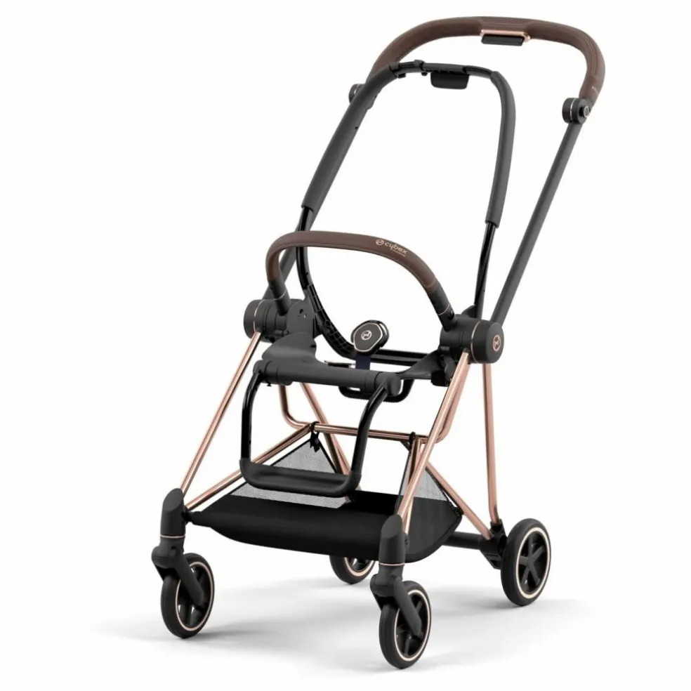 Poussette évolutive Mios 2022 châssis rose gold | Gris clair
