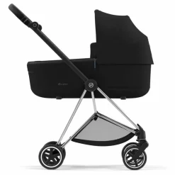 Poussette évolutive Mios 2022 châssis chrome | Noir