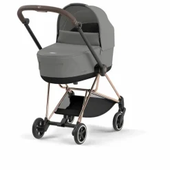Poussette évolutive Mios châssis rose gold | Gris