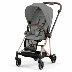 Poussette évolutive Mios châssis rose gold | Gris