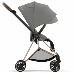 Poussette évolutive Mios châssis rose gold | Gris