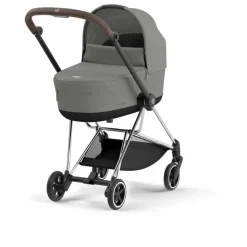 Poussette évolutive Mios châssis chrome | Gris