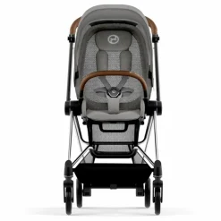 Poussette évolutive Mios châssis chrome | Gris