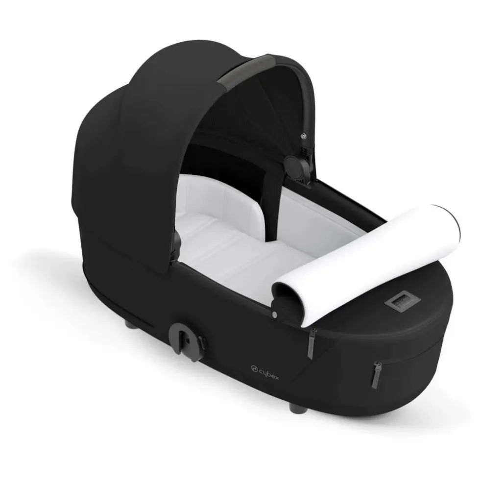 Poussette évolutive Mios châssis chrome | Noir