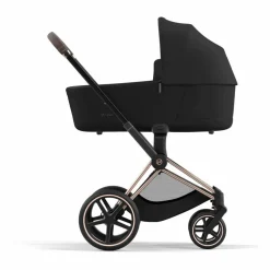 Poussette évolutive Priam châssis rose gold | Noir