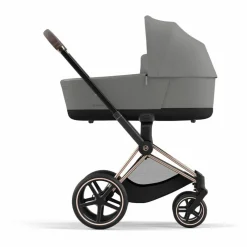 Poussette évolutive Priam châssis rose gold | Gris