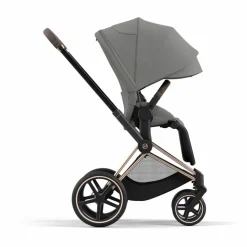 Poussette évolutive Priam châssis rose gold | Gris