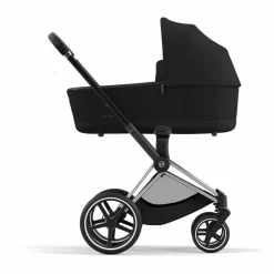 Poussette évolutive Priam 2022 châssis chrome | Noir