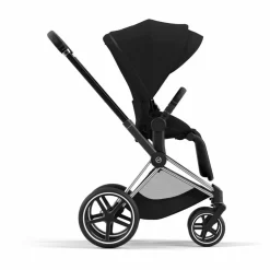 Poussette évolutive Priam 2022 châssis chrome | Noir