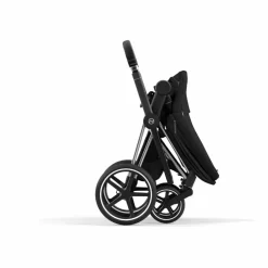 Poussette évolutive Priam 2022 châssis chrome | Noir