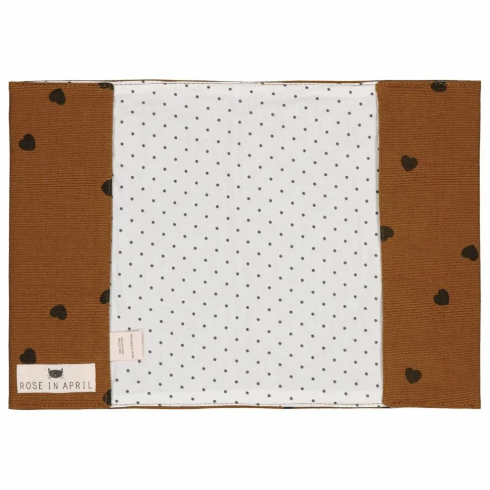 Protège carnet de santé Chloé Cœur | Camel