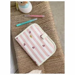 Protège carnet de santé Edgar | Rose pâle