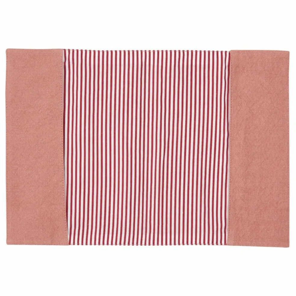 Protège carnet de santé Gabin en coton recyclé | Bois de rose