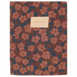 Protège carnet de santé Hyde Park Maroon Poppies | Brique