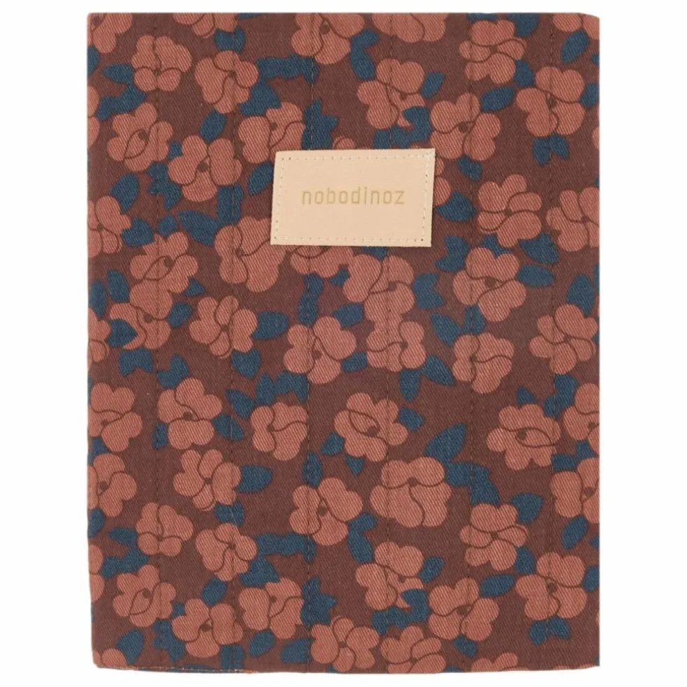 Protège carnet de santé Hyde Park Maroon Poppies | Brique